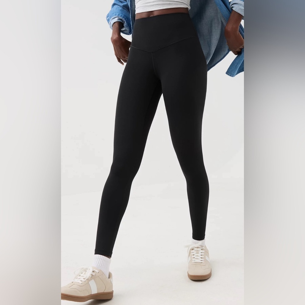 Pre-owned Aerie black real me leggings size S